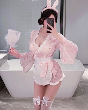 시스루 프릴 버니 치파오 한복 섹시 코스프레 이벤트 남친 이벤트